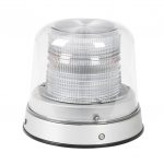 White LED Beacon with Clear Dome