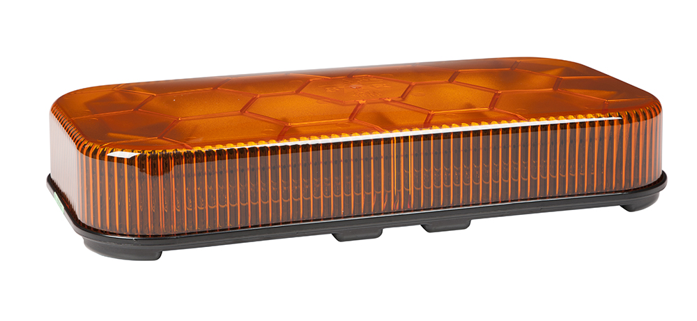 Grote Industries - 78023 – LED Mini Light Bar, Class I, Permanent Mount, Amber
