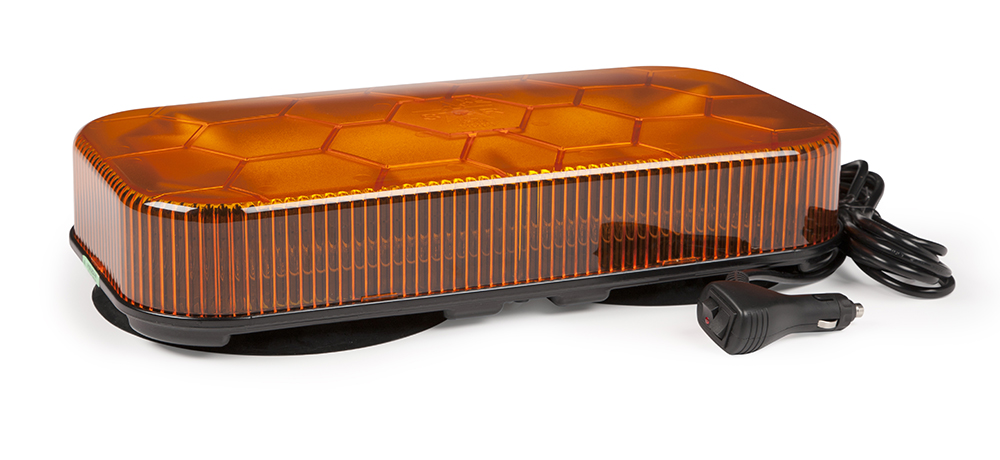 Grote Industries - 78133 – LED Mini Light Bar, Class I, Vacuum Mount, Amber