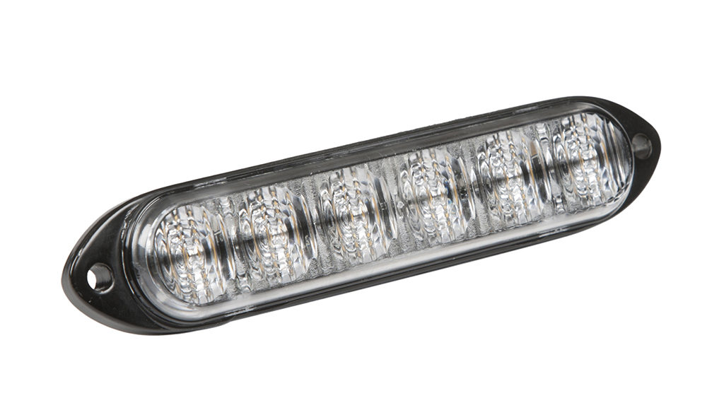 Grote Industries - 78146 – 6 Diode LED Directional Light, Class II, Surface Mount, Amber/Blue
