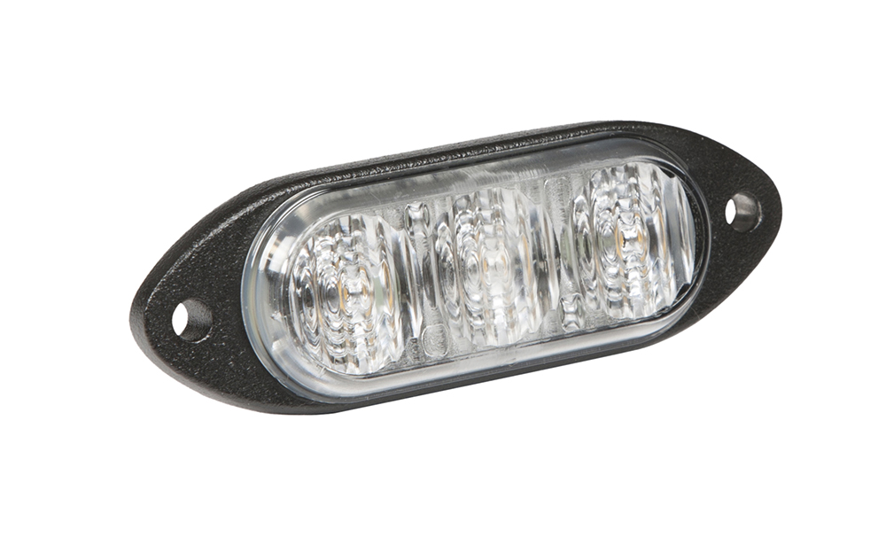 Grote Industries - 78163 – 3 Diode LED Directional Light, Class I, Surface Mount, Amber