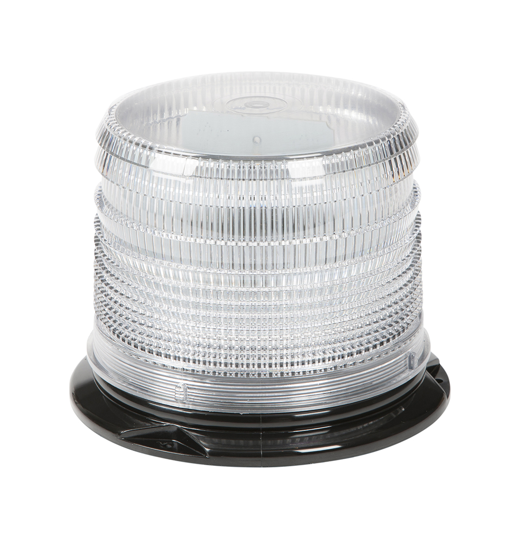 Grote Industries - 78851 – LED Beacon, Class II, Permanent Mount, Short Lens, White