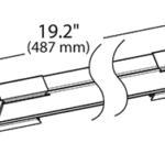 LED Light strip in holder