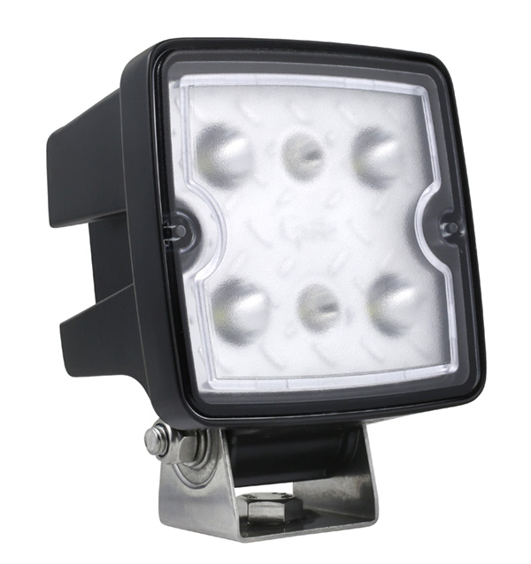 Grote Industries - 63W11 – Trilliant® Cube LED Work Light, 2000 Lumens, Long Range, Hard Shell, Superseal Connector