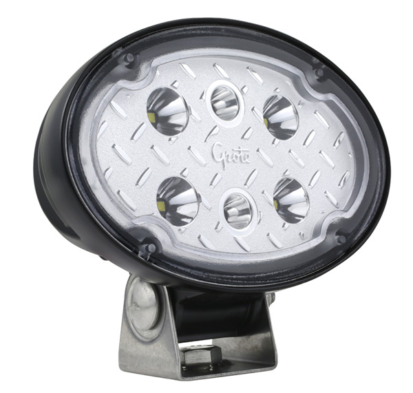 Grote Industries - 64W01 – Trilliant® Oval LED Work Light, Long Range, 2000 Lumen