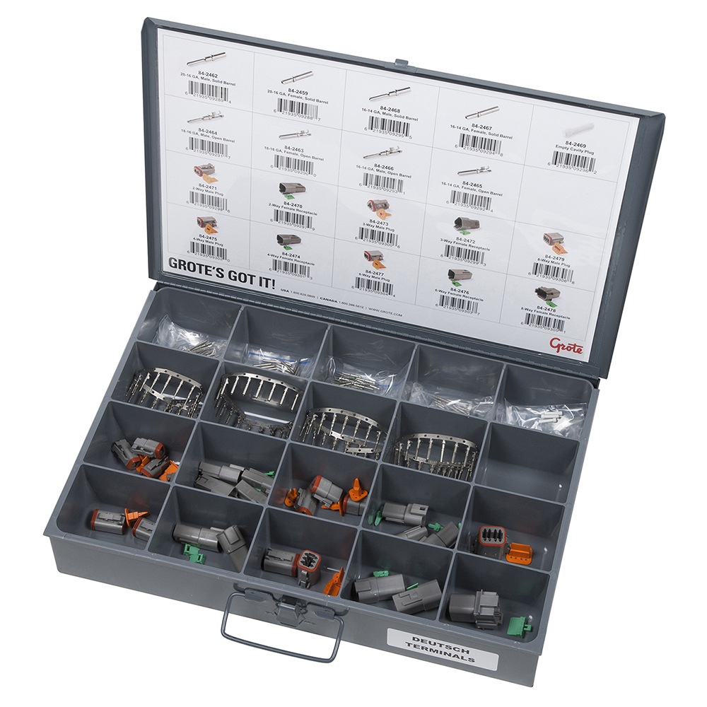 Grote Industries - 83-6657 – Fleet & Installer Assortment Tray – Deutsch Terminals & Connectors